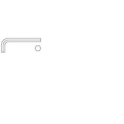 Hatszögkulcs, metrikus 1.3 mm-es Toolcraft 112848