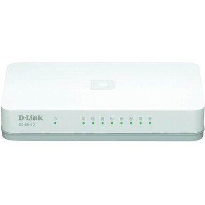 8 portos Gigabites RJ45 ethernet switch 1000 MBit/s D-Link GO-SW-8G