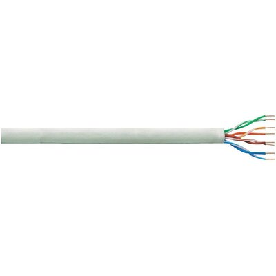 CAT6 U/UTP hálózati kábel, szereletlen, dugó nélküli 4 x 2 x 0.205 mm² 305m, szürke LogiLink CPV0034