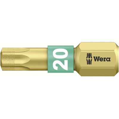 Gyémántbevonatos ötvözött szerszámacél Torx BIT, T 20 Wera 867/1 BDC TX20X25 05066104001