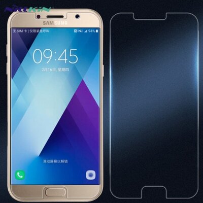 NILLKIN H+ PRO Kijelzővédő üvegfólia (2.5D lekerekített szél, karcálló, 0.2mm, 9H) ÁTLÁTSZÓ [Samsung Galaxy A3 (2017) SM-A320F]