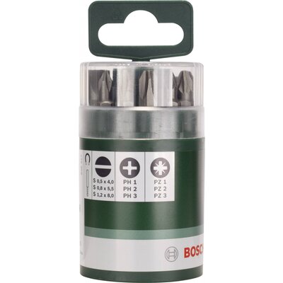 Bosch 2609255975 10 részes Csavarozó bit készlet Standard (HEX, PH, PZ)