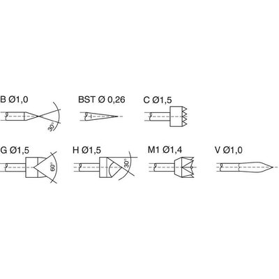 Beépíthető, szerelhető mérőhegy, mérőtüske, &quot G&quot sorozat PTR 1025-G-1.5N-AU 1.5