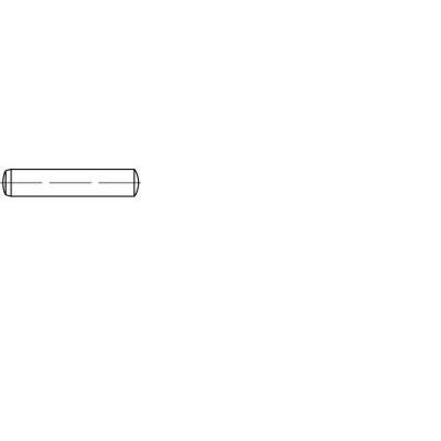 Hengeres szeg DIN 7 28 mm M14 Acél 25 db TOOLCRAFT 103448