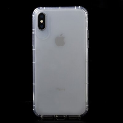 Hátlapvédő telefontok gumi / szilikon (légpárnás sarok) Átlátszó [Apple iPhone X]