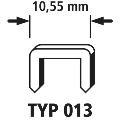 Acélkapocs készlet 2000db Wolfcraft 7056000 Typ 053