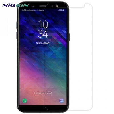 NILLKIN H+ PRO Kijelzővédő üvegfólia (1 db, edzett üveg, 2.5D lekerekített szél, karcálló, 0.2mm, 9H) ÁTLÁTSZÓ [Samsung Galaxy A6 (2018) SM-A600F]