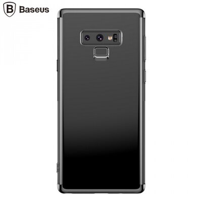 Baseus WISANOTE9-MD01 BASEUS SHINING hátlapvédő telefontok gumi / szilikon (átlátszó hátlap) Fekete [Samsung Galaxy Note 9 (SM-N960F)]