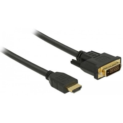 Delock HDMI to DVI 24+1 kábel bidirectional 2 m