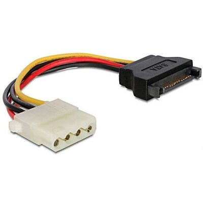 Gembird SATA (apa) to Molex (anya) tápkábel, 15cm