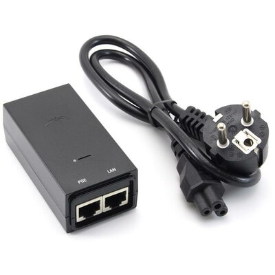 Ubiquiti PoE-24 Passive PoE Adapter EU, 24V 0.5A, grounding/ESD protection, 12W