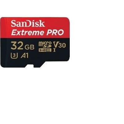 Memóriakártya SANDISK EXTREME PRO microSDHC 32GB 100/90 MB/s A1 C10 V30 UHS-I U3