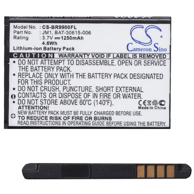 CAMERON SINO CS-BR9900FL utángyártott akkumulátor 1250 mAh LI-ION (J-M1 / ACC-40871-201 kompatibilis) [BlackBerry 9900 Bold Touch, BlackBerry 9790 Onyx III., BlackBerry 9860 Torch]