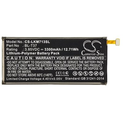 CAMERON SINO CS-LKM713SL utángyártott akkumulátor 3300 mAh LI-Polymer (BL-T37 kompatibilis) [LG Q Stylus (Q710)]