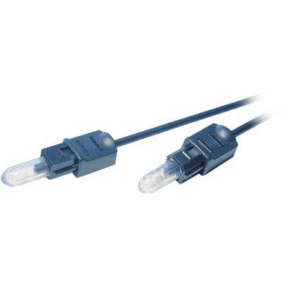 SpeaKa Professional Toslink Digitális audio Csatlakozókábel [1x Toslink dugó (ODT) - 1x Toslink dugó (ODT)] 1 m Fekete