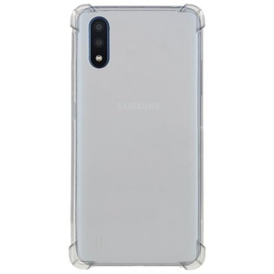 Szilikon hátlapvédő telefontok (közepesen ütésálló, légpárnás sarok) Átlátszó [Samsung Galaxy A01 (SM-A015F)]