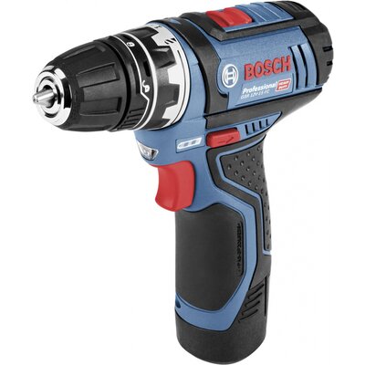 Bosch Professional GSR 12V-15 FlexiClick Akkus fúrócsavarozó 12 V 2 Ah Lítiumion 2. akkuval, Hordtáskával