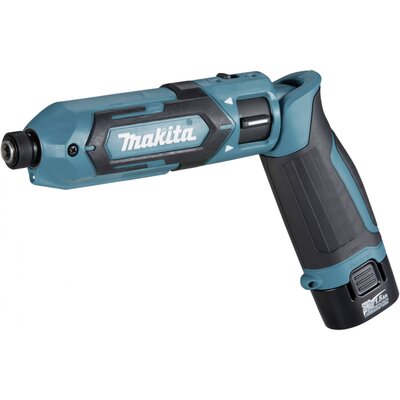 Makita TD022DSE Akkus csavarozó hajlítható markolattal 7.2 V 1.5 Ah Lítiumion 2. akkuval, Táskával