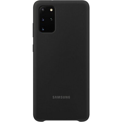 SAMSUNG EF-PG985TB Szilikon gyári hátlapvédő telefontok Fekete [Samsung Galaxy S20+ Plus (SM-G985F)]