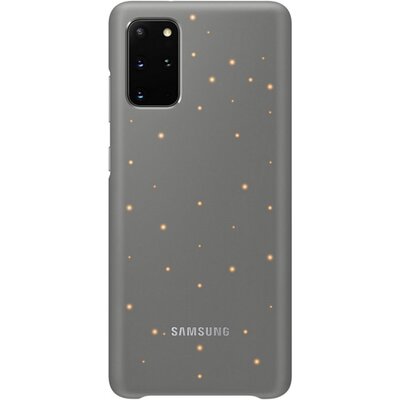 SAMSUNG EF-KG985CJ Műanyag gyári hátlapvédő telefontok (ultravékony, hívás és üzenetjelző funkció, LED világítás) Szürke [Samsung Galaxy S20+ Plus (SM-G985F)]