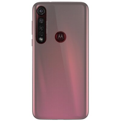 Műanyag hátlapvédő telefontok (gumírozott) Átlátszó [Motorola Moto G8+ Plus (XT2019)]