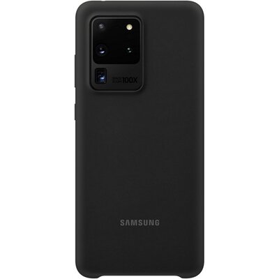 SAMSUNG EF-PG988TB gyári szilikon hátlapvédő telefontok Fekete [Samsung Galaxy S20 Ultra (SM-G988F)]