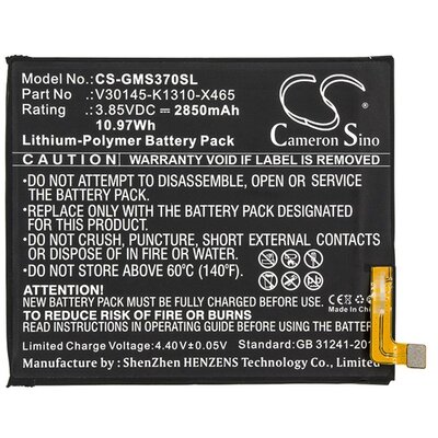 CAMERON SINO CS-GMS370SL utángyártott akkumulátor 2850 mAh LI-Polymer (V30145-K1310-X465 kompatibilis) Gigaset GS370