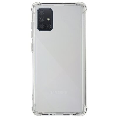 Szilikon hátlapvédő telefontok (shockproof, légpárnás sarok) Átlátszó [Samsung Galaxy A71 (SM-A715F)]