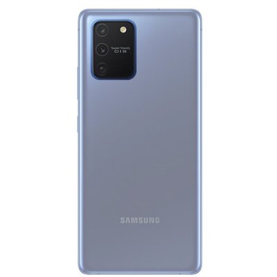 Műanyag hátlapvédő telefontok (gumírozott) Átlátszó [Samsung Galaxy S10 Lite (SM-G770F)]