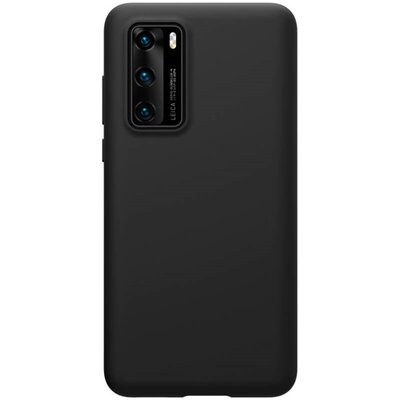 Nillkin Flex Pure szilikon hátlapvédő telefontok (gumírozott) Fekete [Huawei P40]