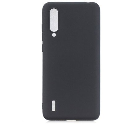 Szilikon hátlapvédő telefontok (matt) Fekete [Xiaomi Mi A3 (Mi CC9e)]