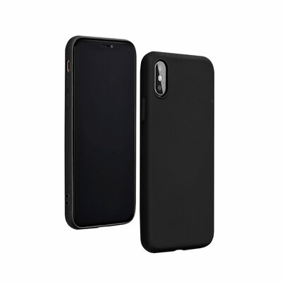 Forcell Silicone Lite matt felületű szilikon hátlapvédő telefontok - iPhone 11 PRO ( 5.8" ), Fekete