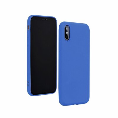Forcell Silicone Lite matt felületű szilikon hátlapvédő telefontok - iPhone 7, kék