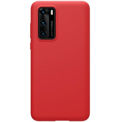 Nillkin Flex Pure szilikon hátlapvédő telefontok (gumírozott) Piros [Huawei P40]