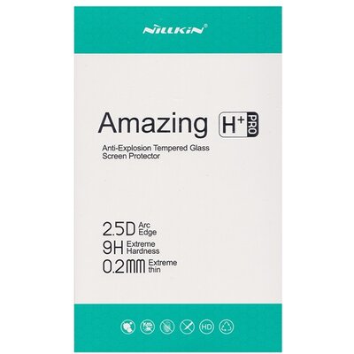 NILLKIN H+ PRO kijelzővédő üvegfólia (2.5D lekerekített szél, karcálló, UV szűrés, ultravékony, 0.2mm, 9H) ÁTLÁTSZÓ [Honor X10 5G]