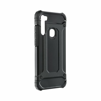 FORCELL ARMOR szilikon + műanyag hibrid hátlapvédő telefontok - Xiaomi Redmi Note 9S / 9 PRO, Fekete