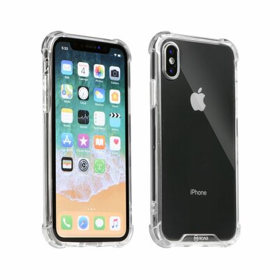 Armor Jelly Case Roar ütésálló szilikon hátlapvédő telefontok - Apple iPhone 12, Apple iPhone 12 Pro, Átlátszó