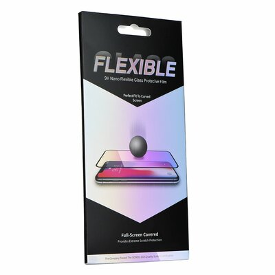 5D Full Glue Nano Glass kijelzővédő üvegfólia - Apple iPhone X/Xs, Fekete