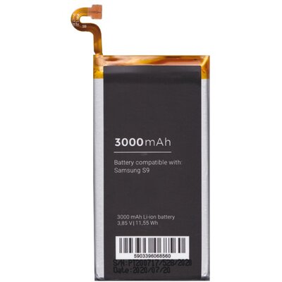 Akkumulátor, utángyártott 3000 mAh LI-ION (EB-BG960ABE / GH82-15963A kompatibilis) [Samsung Galaxy S9 (SM-G960)]