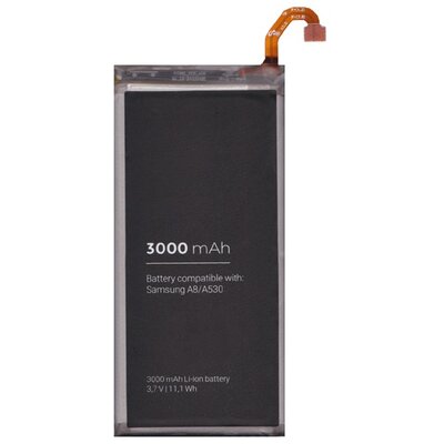 Akkumulátor, utángyártott 3000 mAh LI-ION (EB-BA530ABE / GH82-15656A kompatibilis) [Samsung Galaxy A8 (2018) SM-A530F]