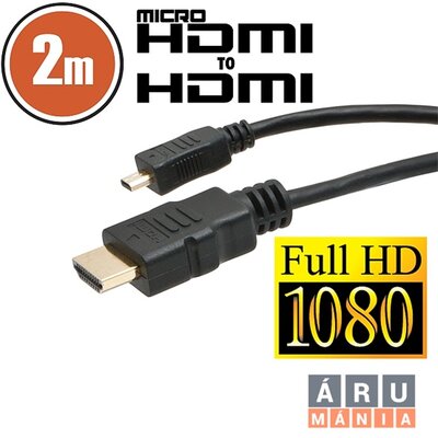 Delight 2m HDMI - micro HDMI kábel