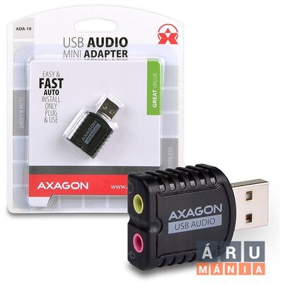 Axagon ADA-10 USB stereo audio adapter