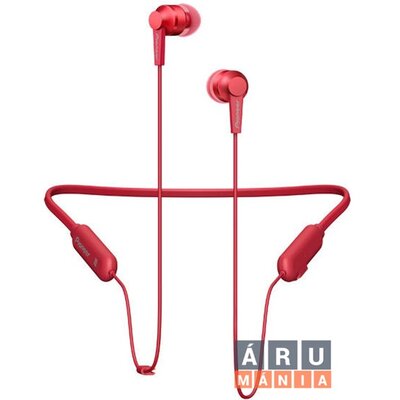 Pioneer SE-C7BT-R Bluetooth NFC piros fülhallgató headset