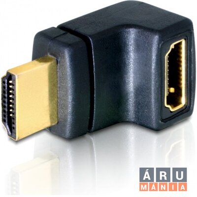 Delock 65072 HDMI apa > HDMI anya 90° adapter