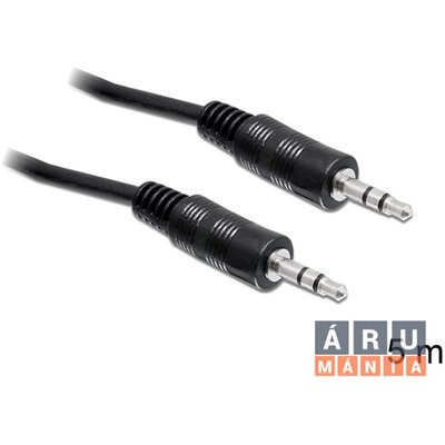 Delock 84438 DC jack 3.5 mm apa / apa 5 m audio kábel