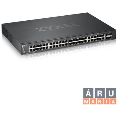 ZyXEL XGS1930-52 48port GbE LAN 4port 10GbE SFP+ L2+ menedzselhető switch