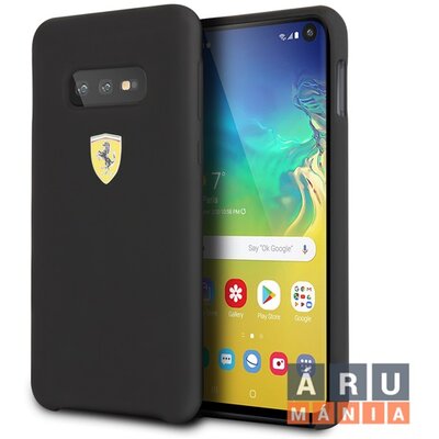 Ferrari Samsung Galaxy S10 Lite SF fekete szilikon telefontok