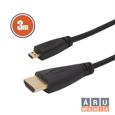 Delight 3m 1.3b HDMI - micro HDMI kábel