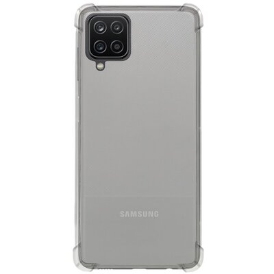 Szilikon hátlapvédő telefontok (közepesen ütésálló, légpárnás sarok), Átlátszó [Samsung Galaxy A12 (SM-A125F)]