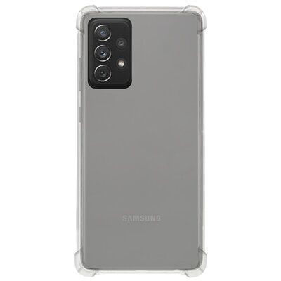 Szilikon hátlapvédő telefontok (közepesen ütésálló, légpárnás sarok), Átlátszó [Samsung Galaxy A72 4G (SM-A725F), Samsung Galaxy A72 5G (SM-A726F)]